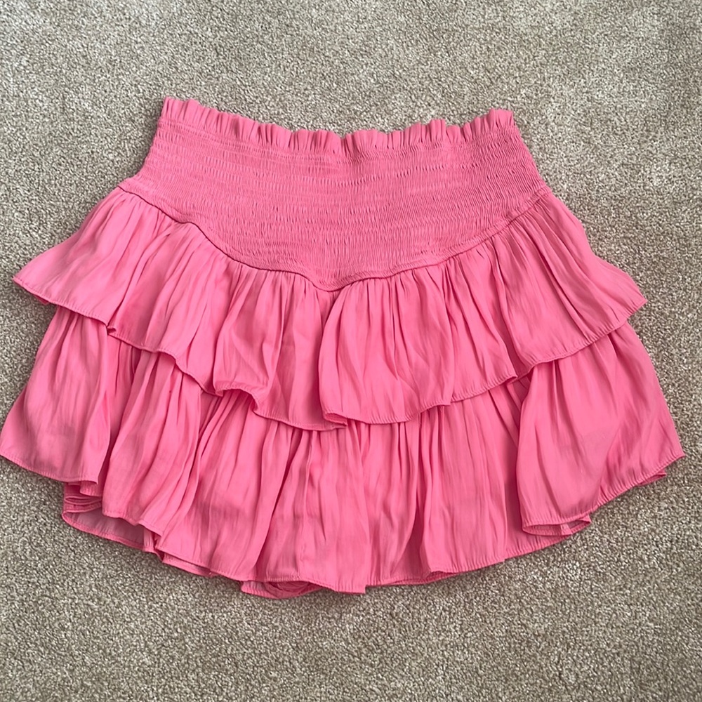 Pink Ruffle Skirt